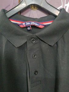 John Morgan Black Polo Shirt - Size M