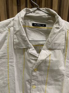 Striped Button-Down Shirt