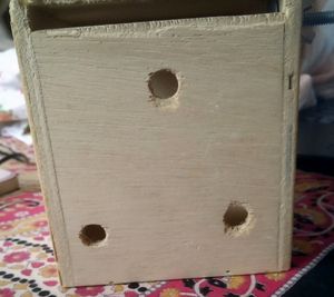 Nest/ breeding box for budgies, finches