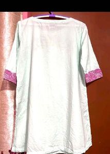 Pure Cotton Embroidered Kurti