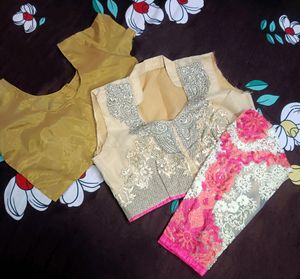 Combo Of Two New Blouses 😍💖🧡✨