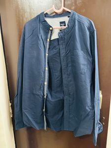 Men's Casual Blue Shirt