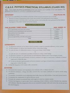 ROHIT LAB MANUAL IN PHYSICS FOR 12 CLASS 2025 CBSE
