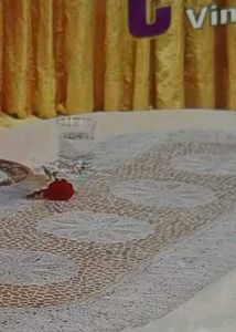 Crochet Vinyl Table Cover