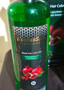 Black Hair Colour Gel