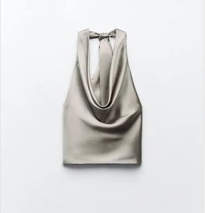 Satin Halter Top