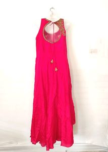 Pink Ethnic Gown (Women&#39;s)