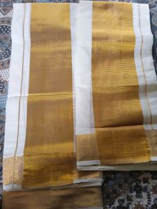 Traditional Kerala Set Saree And Blouse