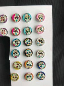 Flower Stud Earrings Set