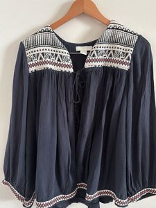 Embroidered Bohemian Shrug