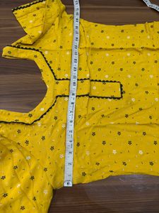 Mustard Yellow Kurta