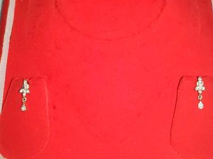 Red Stone Pendant with FREE earings