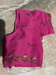 Elegant Pink Saree