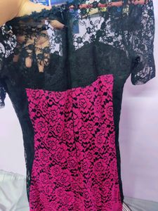 Aesthetic Pink &amp; Black Dress🖤💕