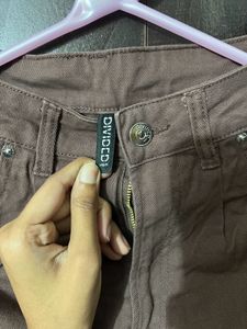 Brown Denim Shorts - H&amp;M