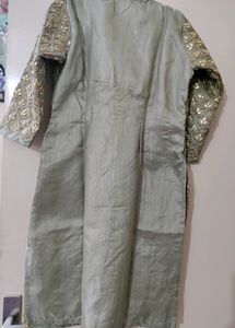 Short Festive Kurta With Dupatta