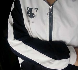Cute Cat Hoodie Jacket