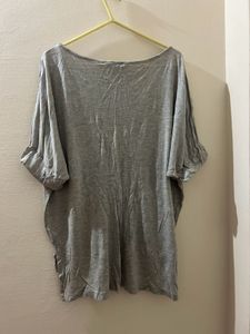 Gray Embellished Top