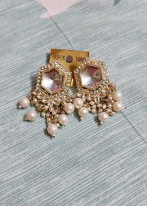 Pearl Drop Earrings (Jhumka)