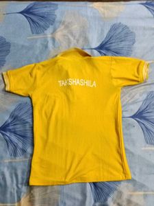 Yellow Polo Shirt with Logo