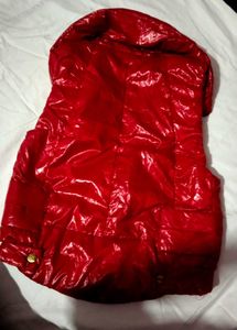 Red half jacket