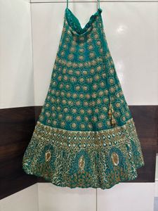Teal Green Lehenga Choli And Duppatta