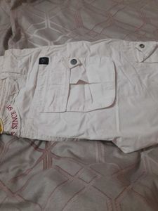 Ralph Lauren White Cargo Pants