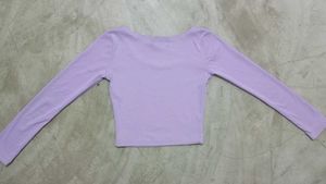 Full Sleeves Lavender Top