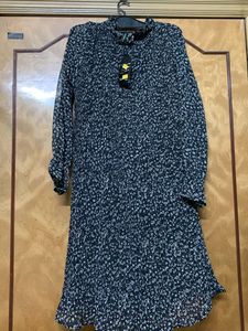 With Tag Gorgeous Black  Floral Print Dress