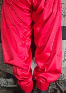 Red Salwar/Patiala Pants