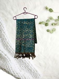 Green Silk Dupatta