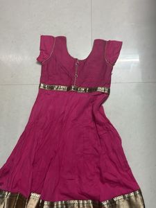 Pink Color Kurti With Lining