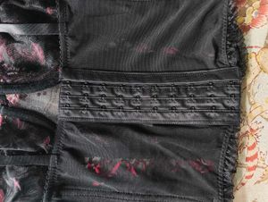 Lace Detail Bustier Top