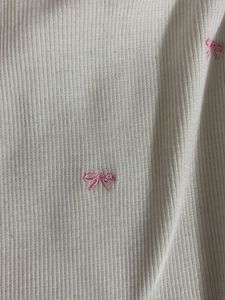 Ribbed Tank Top with Bows