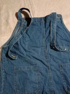 Denim Pinafore Dress