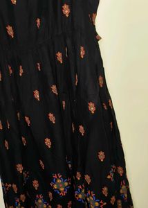 Black Printed Sundress