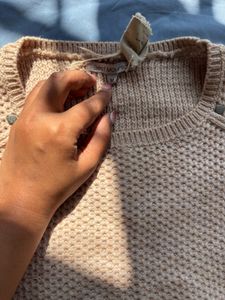 Beige Knit Sweater