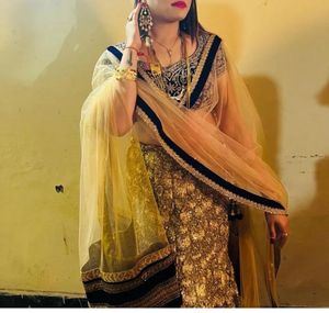 Fully Heavy fish Cut  Wedding Lhenga