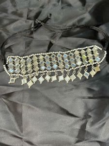 Mirrored Silver Necklace