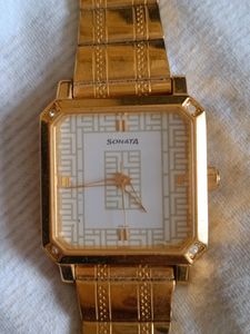 Mans Golden Watch