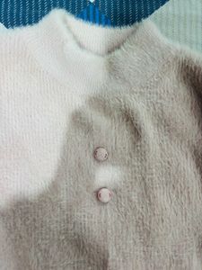 Cute Pink Fuzzy Sweater