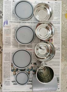 Milton Lunch Tiffin Box Set