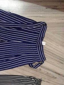 Two Striped Flared Pants