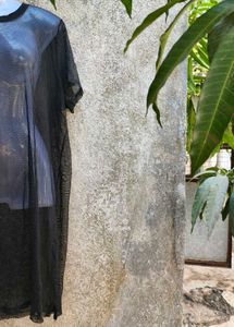 92. Black Mesh Dress