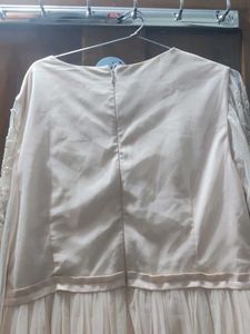 Floral Print Net gown