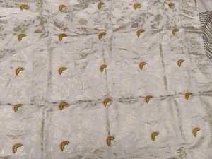 Elegant White Banarasi Saree