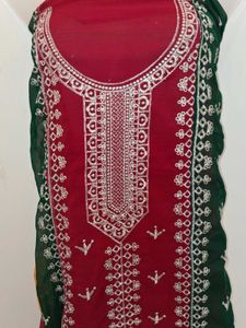 Embroidered Dress Material without duppta