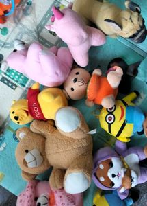 Set Of 10 Soft Toys