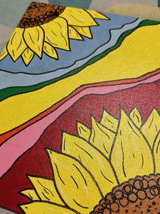 Sunflower Painting