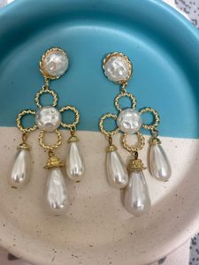 Vintage Drop Earrings Xl Size